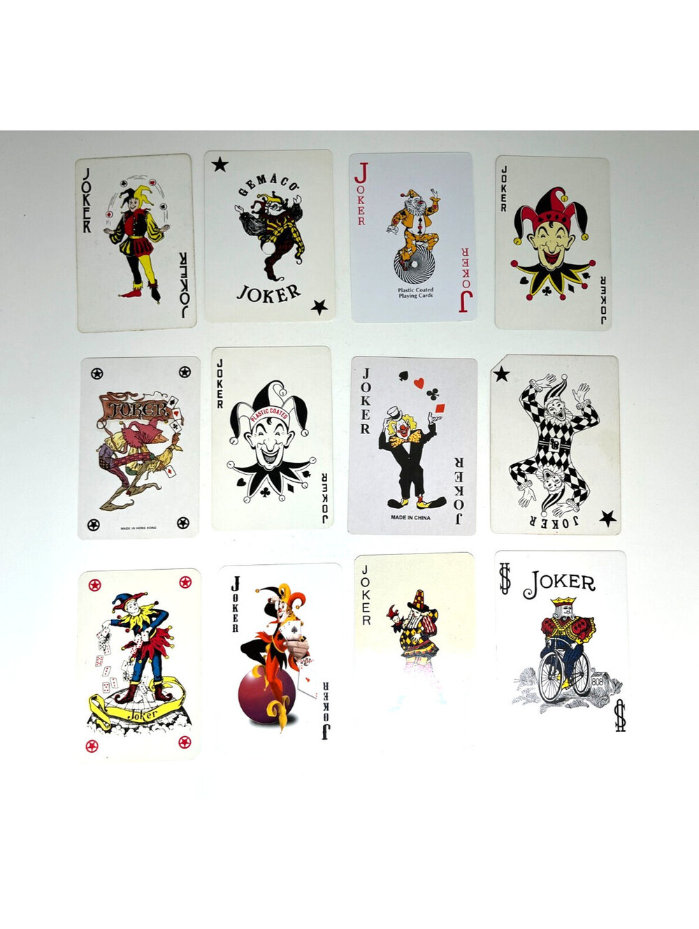 Custom 52 Joker Playing Cards Pack Assembled from Various Decks Novelty